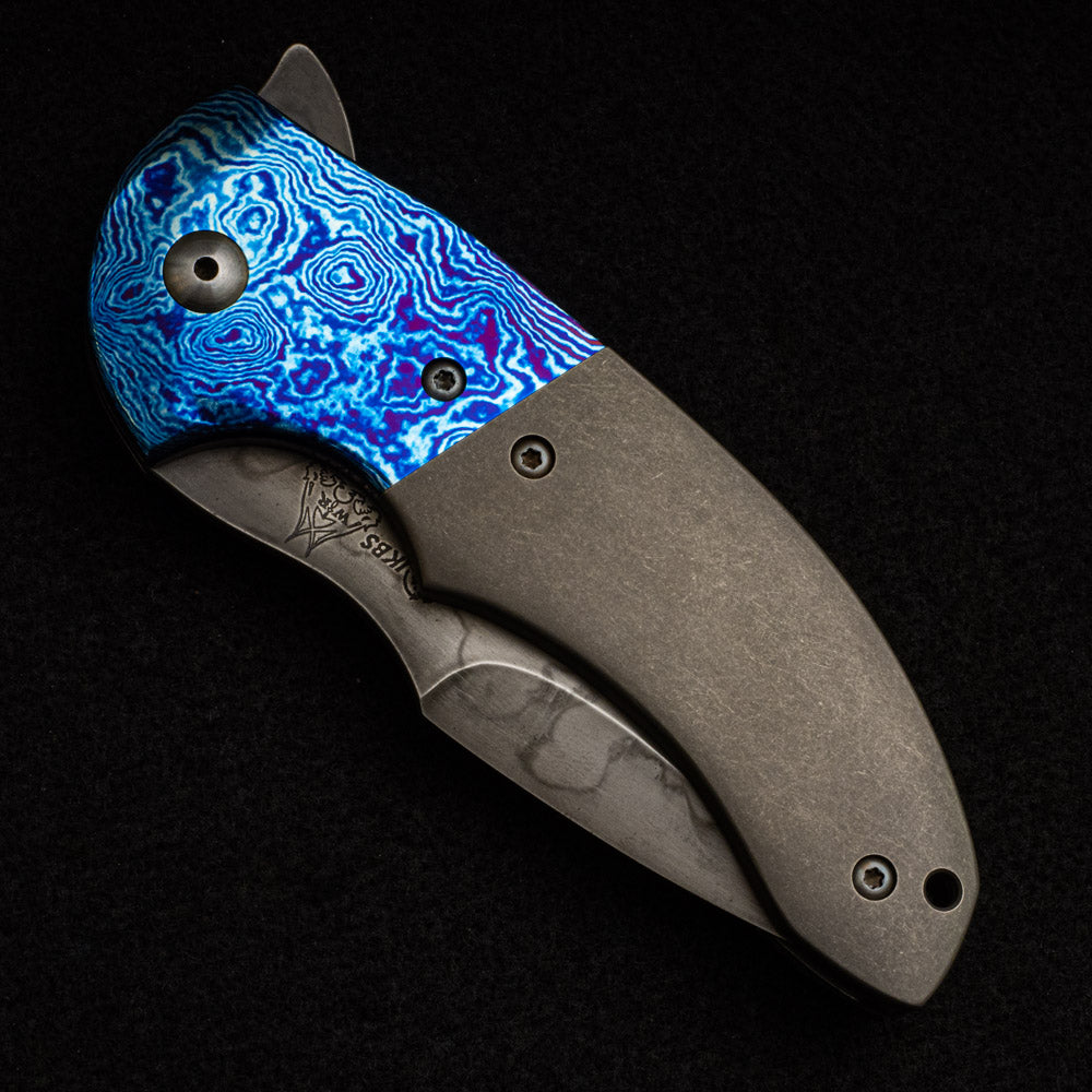 Walter Randolph SKF Timascus Bolstered Liner Lock