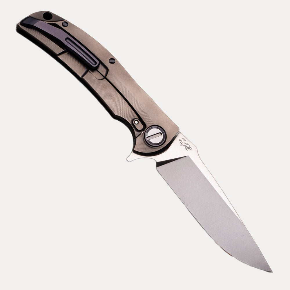 SHIROGOROV “LIMITED EDITION” RJ MARTIN DESIGN RUSSIAN OVERKILL – M398 BLADE – TITANIUM HANDLE – RBS