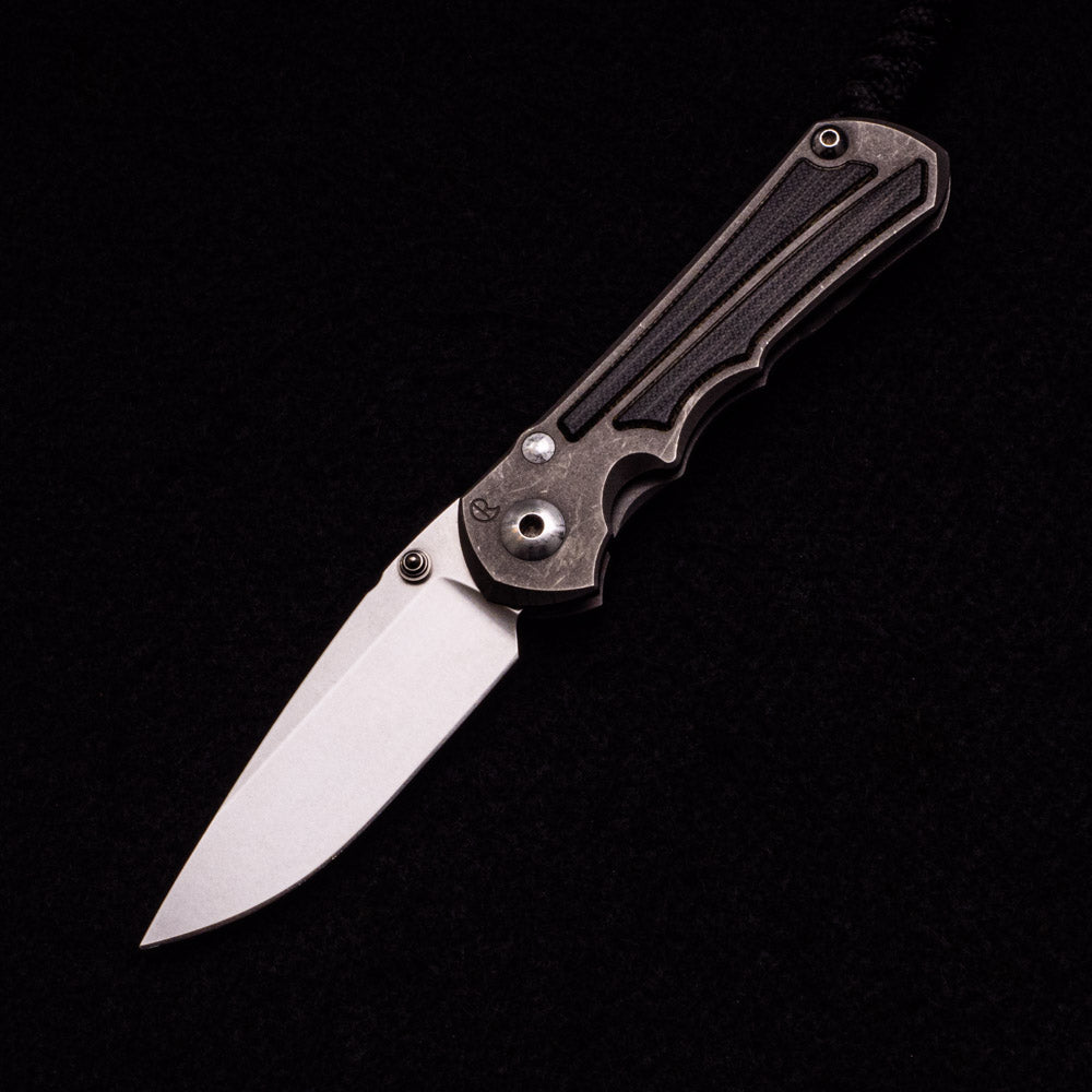 CHRIS REEVE SMALL INKOSI – BLACK CANVAS MICARTA INLAY – CPM S35VN BLADE