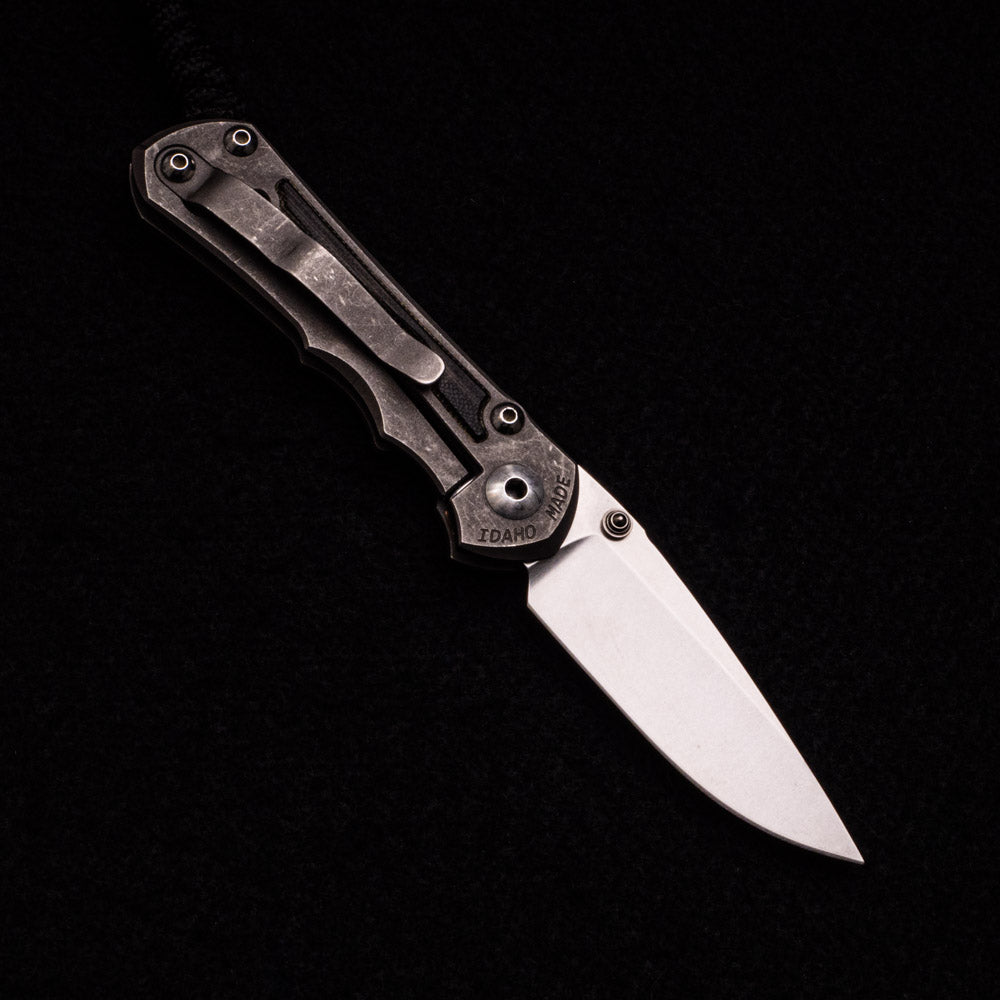 CHRIS REEVE SMALL INKOSI – BLACK CANVAS MICARTA INLAY – CPM S35VN BLADE