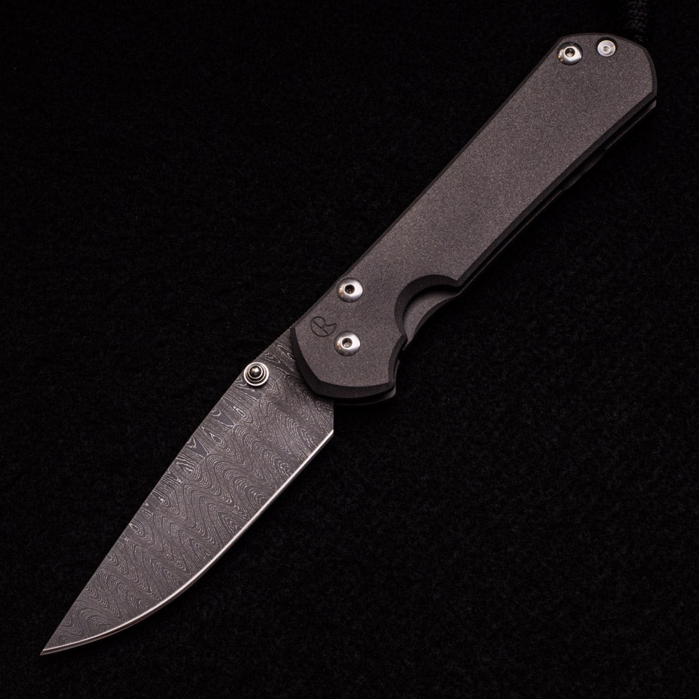 CHRIS REEVE LARGE SEBENZA 31 – SILVER THUMB LUGS – LADDER BLADE