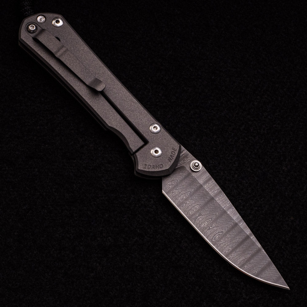 CHRIS REEVE LARGE SEBENZA 31 – SILVER THUMB LUGS – LADDER BLADE