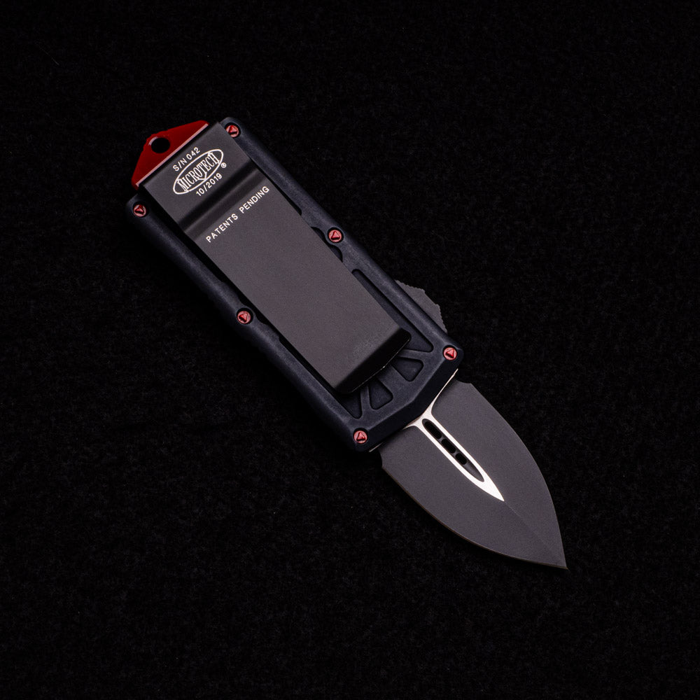 Microtech Exocet Blackwater Edition Standard W- Red Hardware 157-1 TBW S-N 042