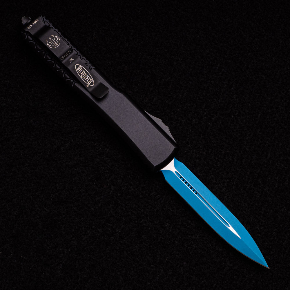 Microtech Ultratech D-E – JK Blue Standard 122-1 JK – Signature Series