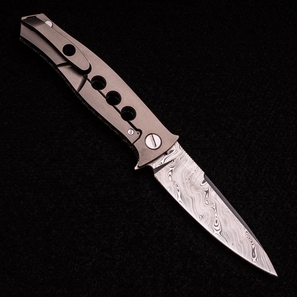 SHIROGOROV – “LIMITED EDITION” TOM MAYO DESIGN RUSSIAN DR. DEATH ARCTIC – DAMASTEEL & SILVER ALUTEX – RBS