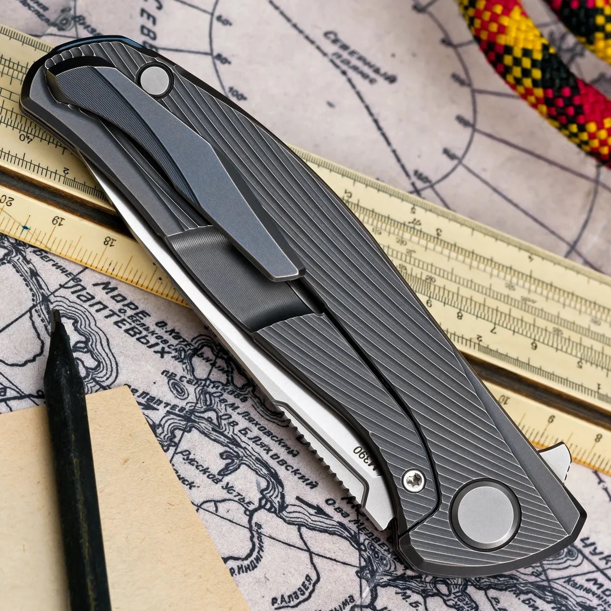 SHIROGOROV F95 ICEBREAKER SPECIAL EDITION - M390 BLADE - TITANIUM HANDLE - MRBS