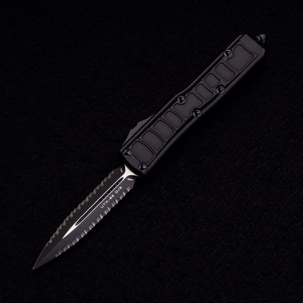 MICROTECH UTX-85 II D-E – SIGNATURE SERIES TACTICAL DOUBLE FULL SERRATED 232II-D3 TS