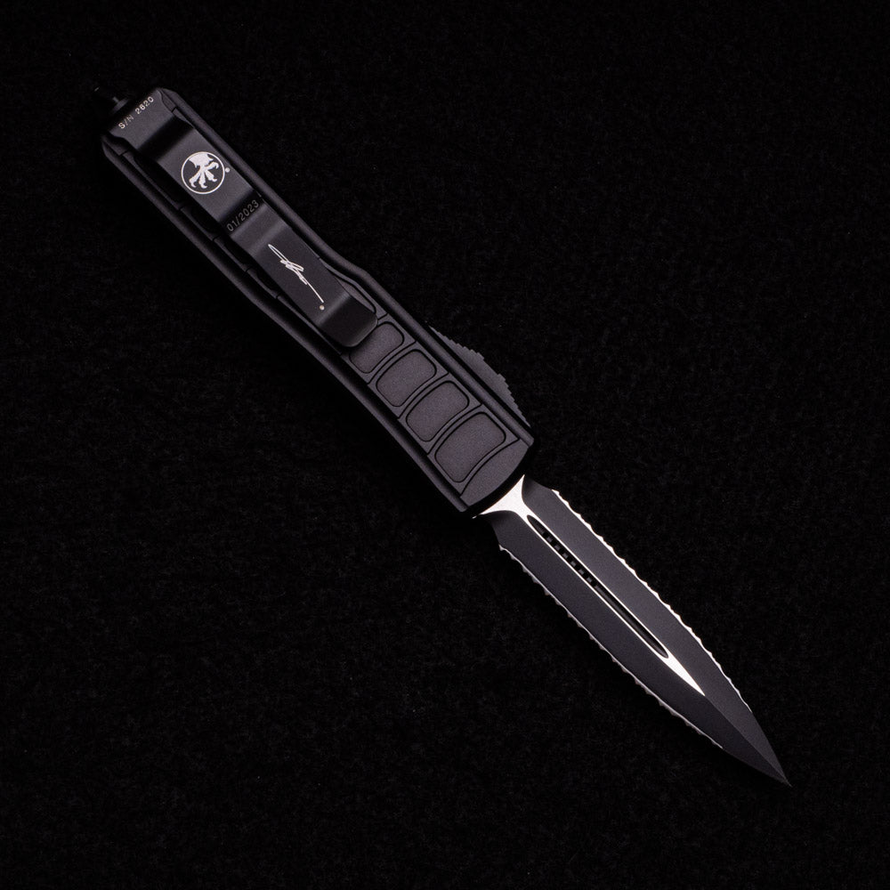 MICROTECH UTX-85 II D-E – SIGNATURE SERIES TACTICAL DOUBLE FULL SERRATED 232II-D3 TS