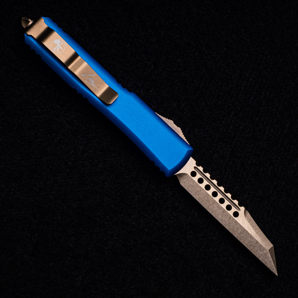 MICROTECH ULTRATECH WARHOUND SIGNATURE SERIES BLUE BRONZED STANDARD 119W-13 BLS