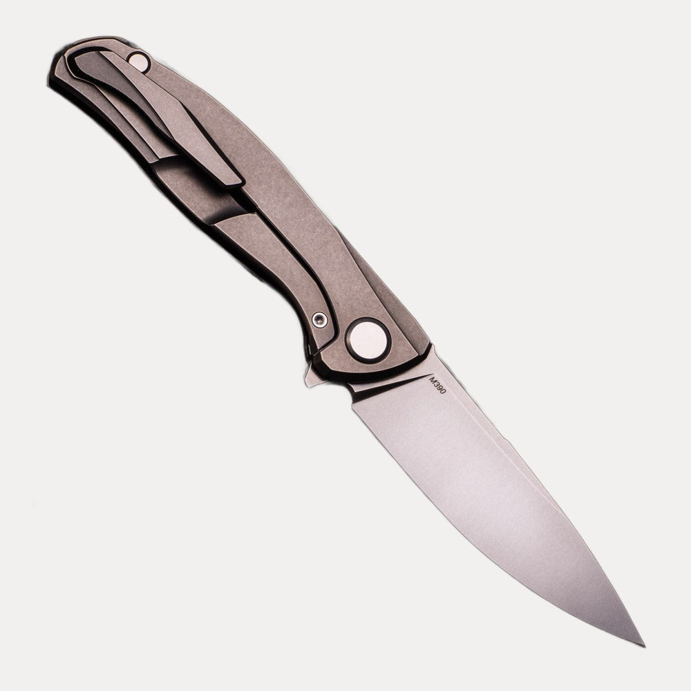 SHIROGOROV F95 ZERO – M390 BLADE – TITANIUM HANDLE – MRBS