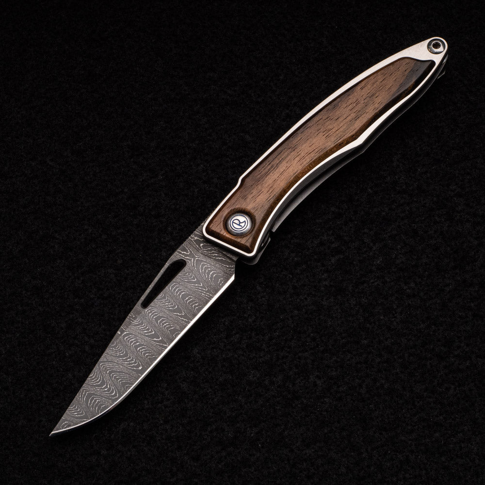 CHRIS REEVE MNANDI MACASSAR EBONY INLAY LADDER BLADE