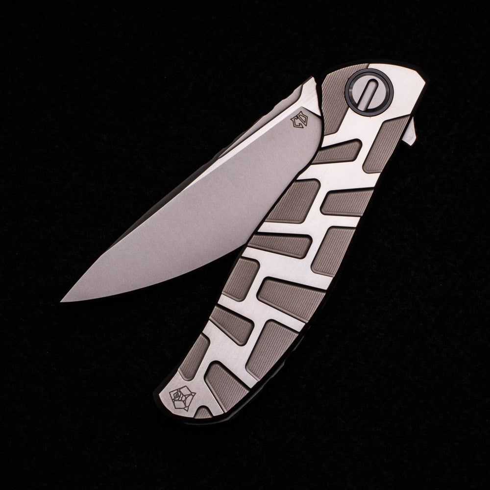 Shirogorov Custom Division F95T – Titanium Handle – M398 Blade – SRRBS