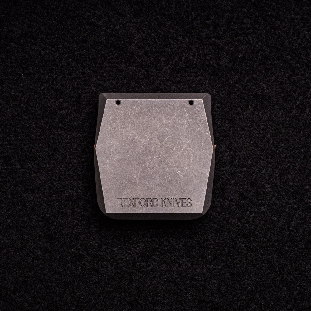 Rexford Knives - Recon 1 UB1 – Stonewash – Machined Cover