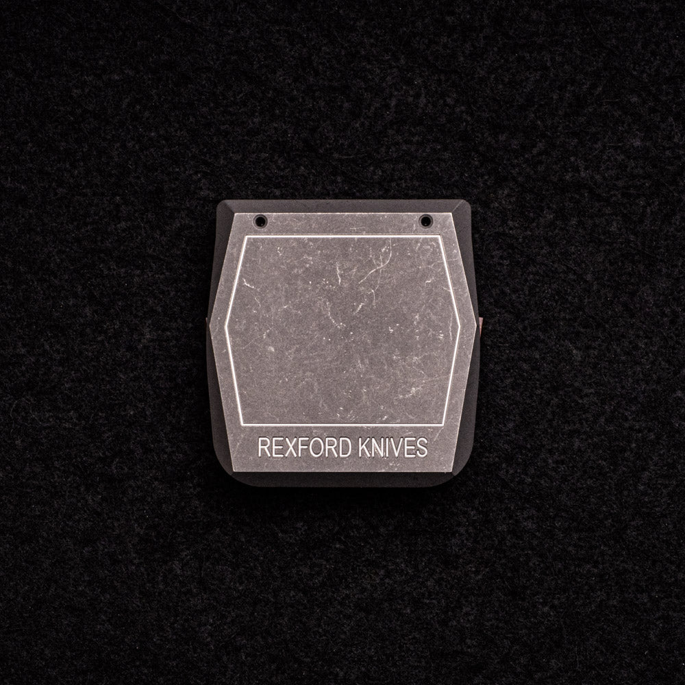 Rexford Knives - Recon 1 UB1 – Stonewash – Line Engraved