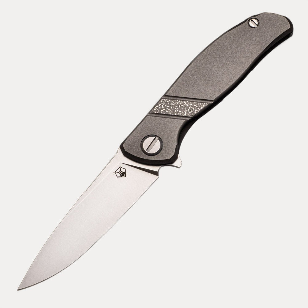 SHIROGOROV KNIVES - WR BLADEWORKS "HYDRONIAN" F95 FLIPPER - M390 BLADE - TITANIUM HANDLE - MRBS