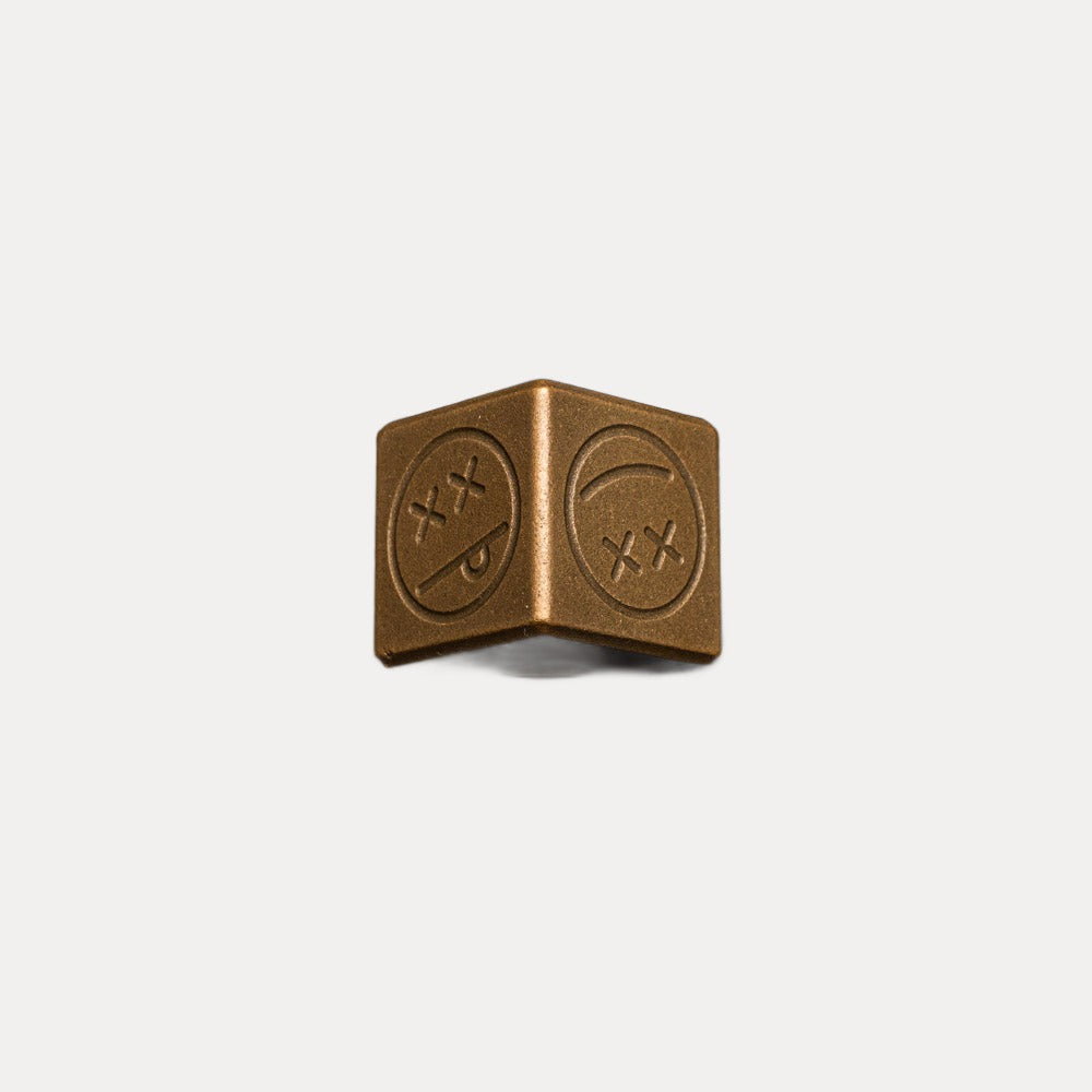 Andy Frankart Cube Bead – Copper