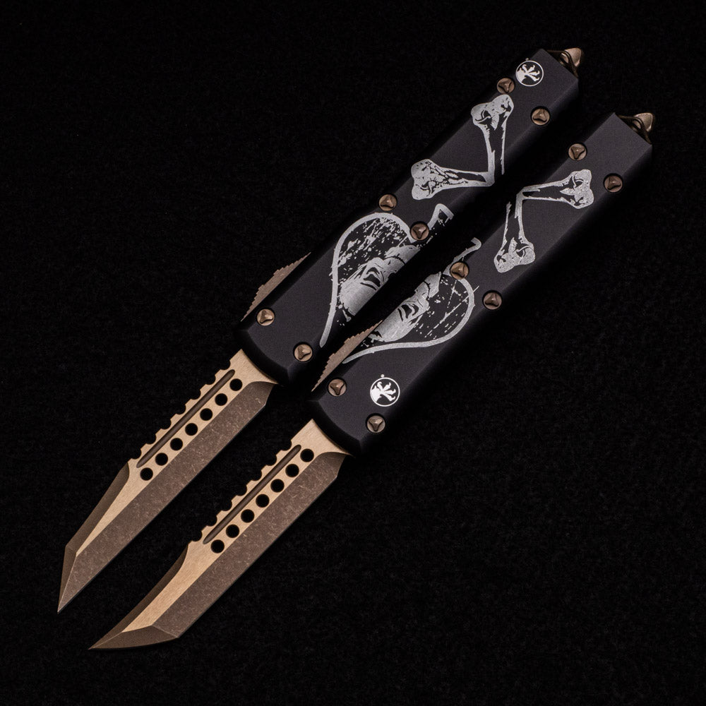 MICROTECH ULTRATECH DEATH CARD – HELLHOUND & WARHOUND – SIGNATURE SERIES – BRONZED APOCALYPTIC STANDARD 119-13 SET DCS DC-061