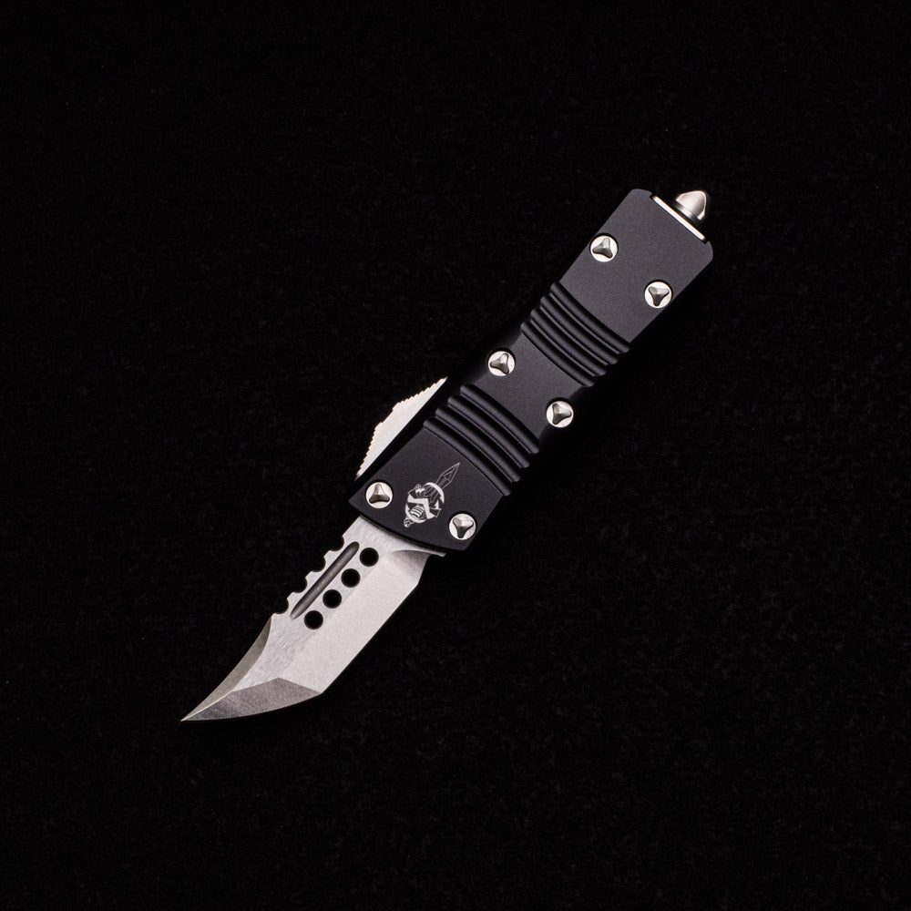 MICROTECH TROODON MINI HELLHOUND SIGNATURE SERIES STONEWASH STANDARD 819-10 S