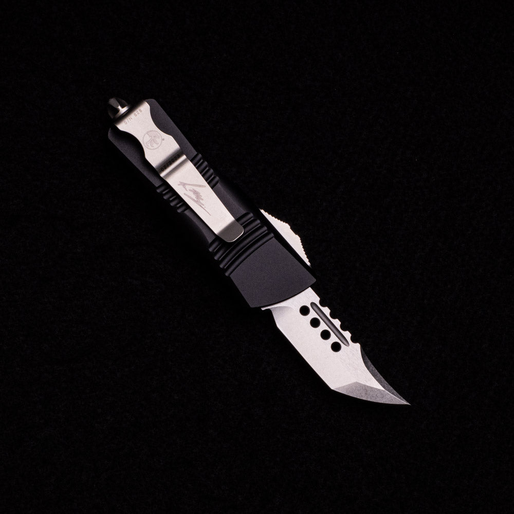 MICROTECH TROODON MINI HELLHOUND SIGNATURE SERIES STONEWASH STANDARD 819-10 S