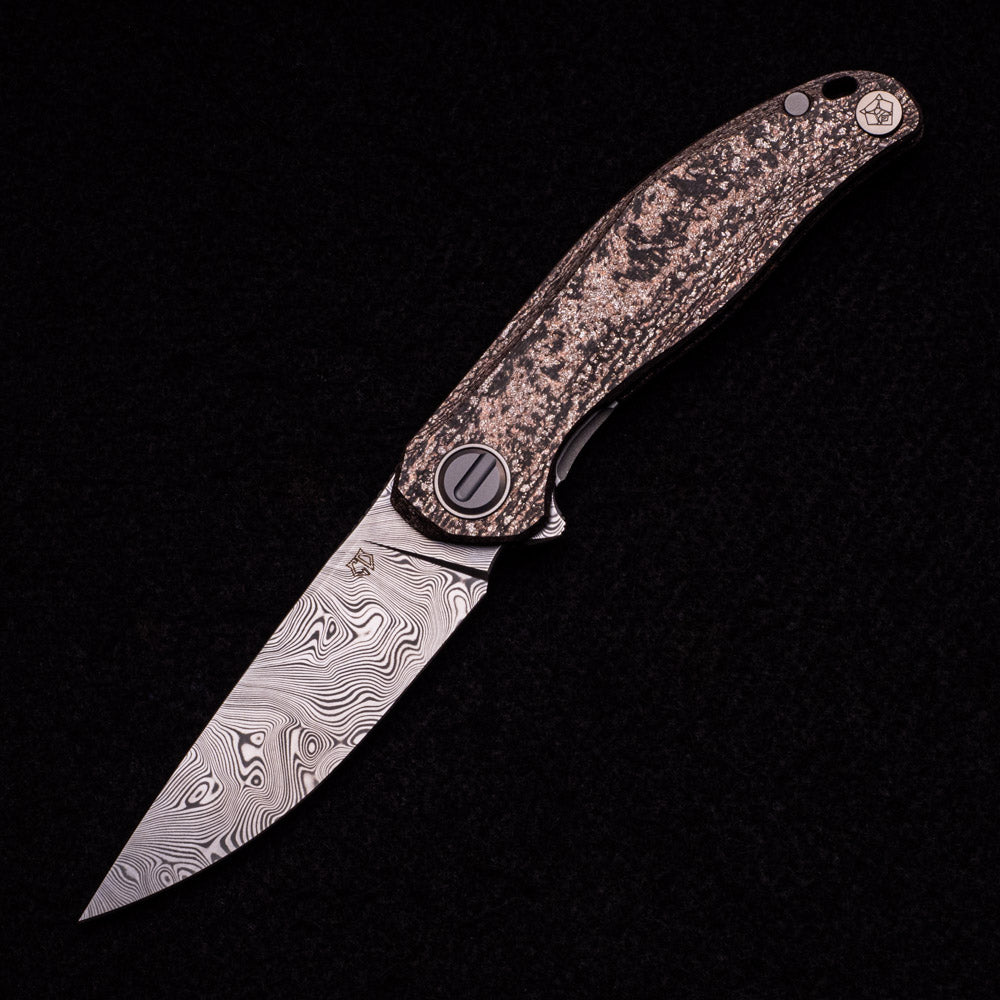 Shirogorov Custom Division Stellaris – CarboTi Handle – Damasteel Blade – SRRBS