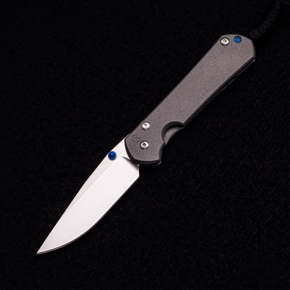 Chris Reeve Small Sebenza 31 Plain – Drop Point CPM MagnaCut Blade – Blue Single Lug