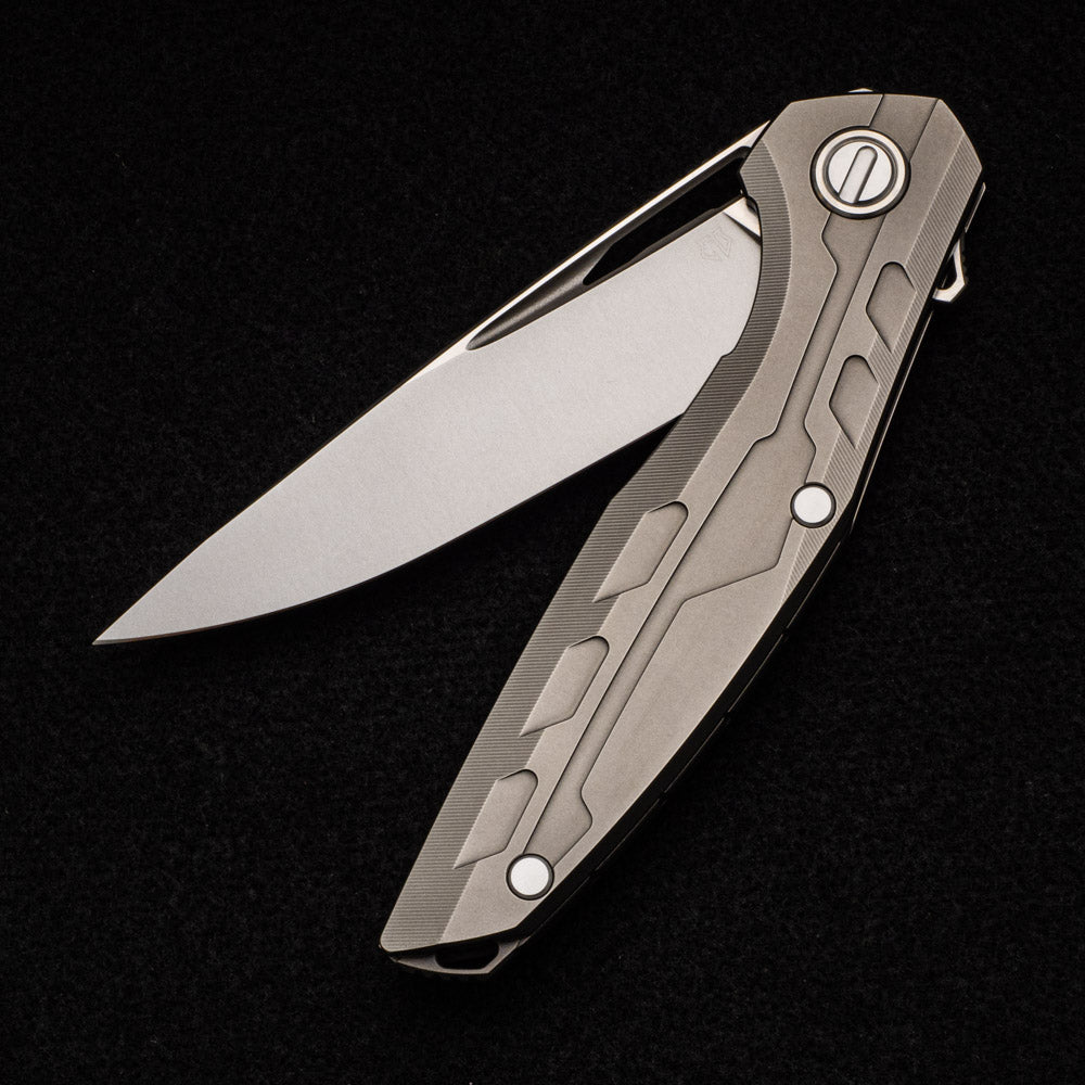 Shirogorov Custom Division 111 - Titanium Handle - S90V Blade - RBS