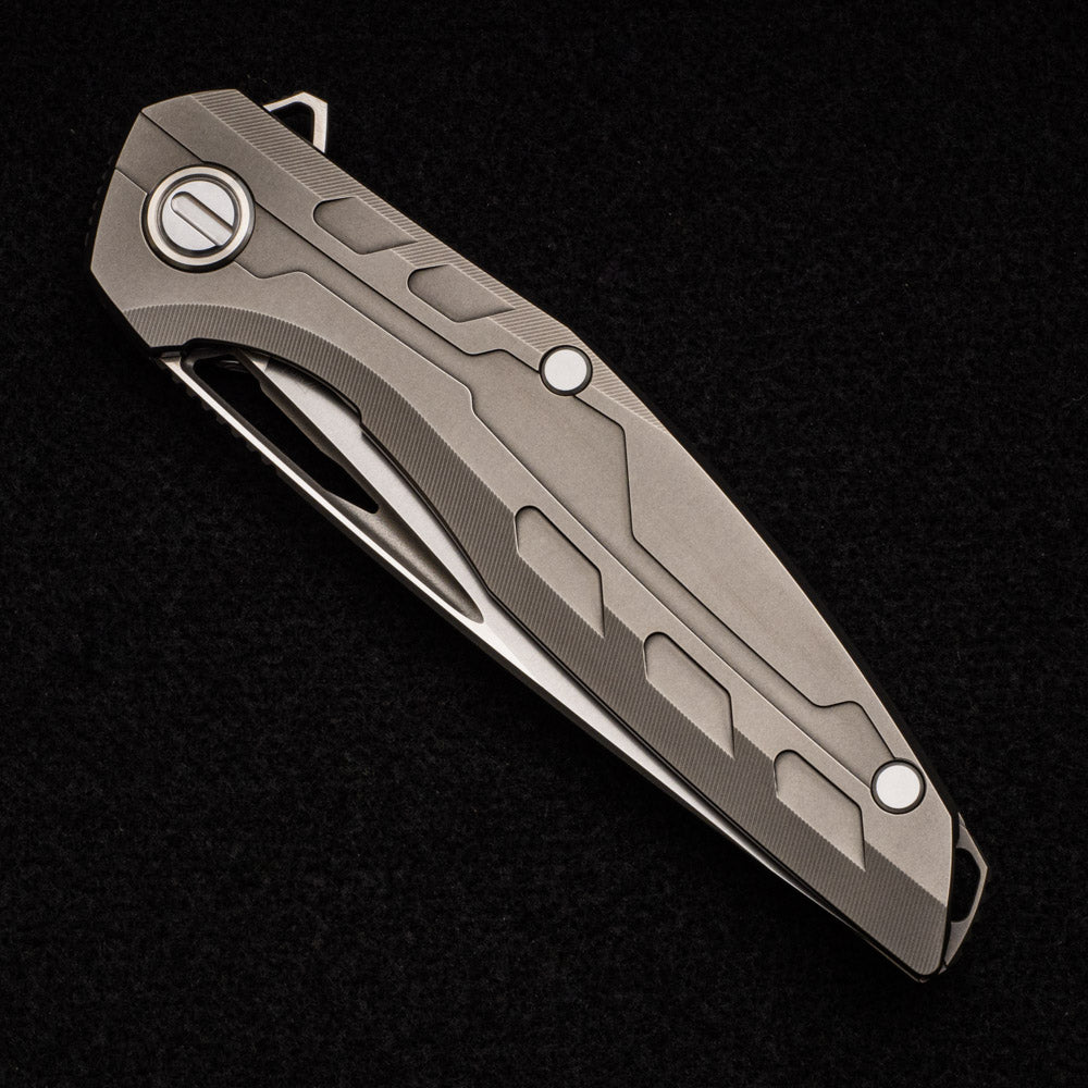 Shirogorov Custom Division 111 - Titanium Handle - S90V Blade - RBS