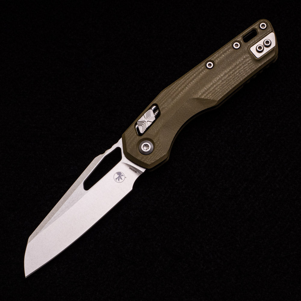 Microtech MSI S-E G-10 OD Green Stonewash Standard 17-4 SS Backspacer 210-10 GTOD