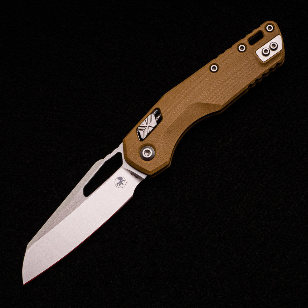 Microtech MSI S-E G-10 Tan Stonewash Standard 210-10 GTTA