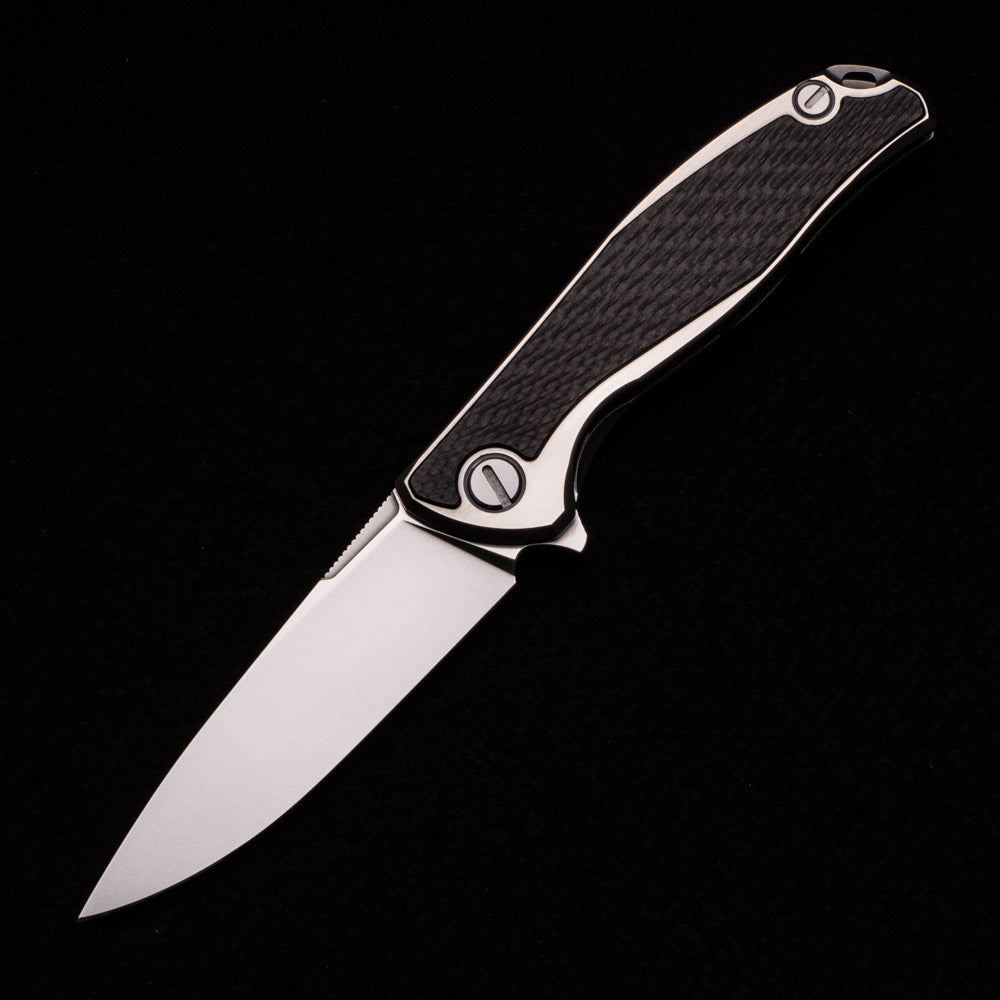 Shirogorov Custom Division F95 – Carbon Fiber Inlays – S90V Blade – SRRBS