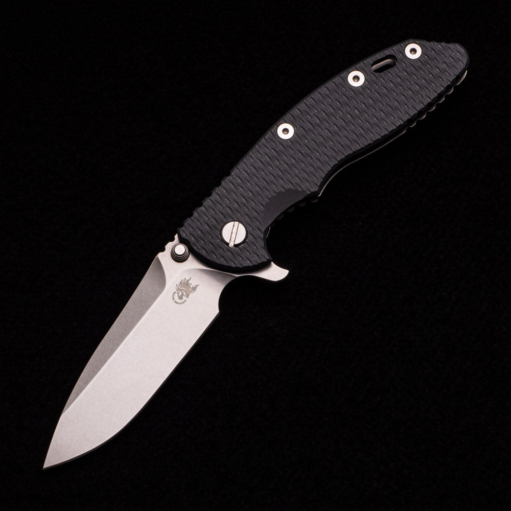 Hinderer Knives XM-18 3.5″ – Tri-Way – Swedge Spear – Stonewash – Grey G10