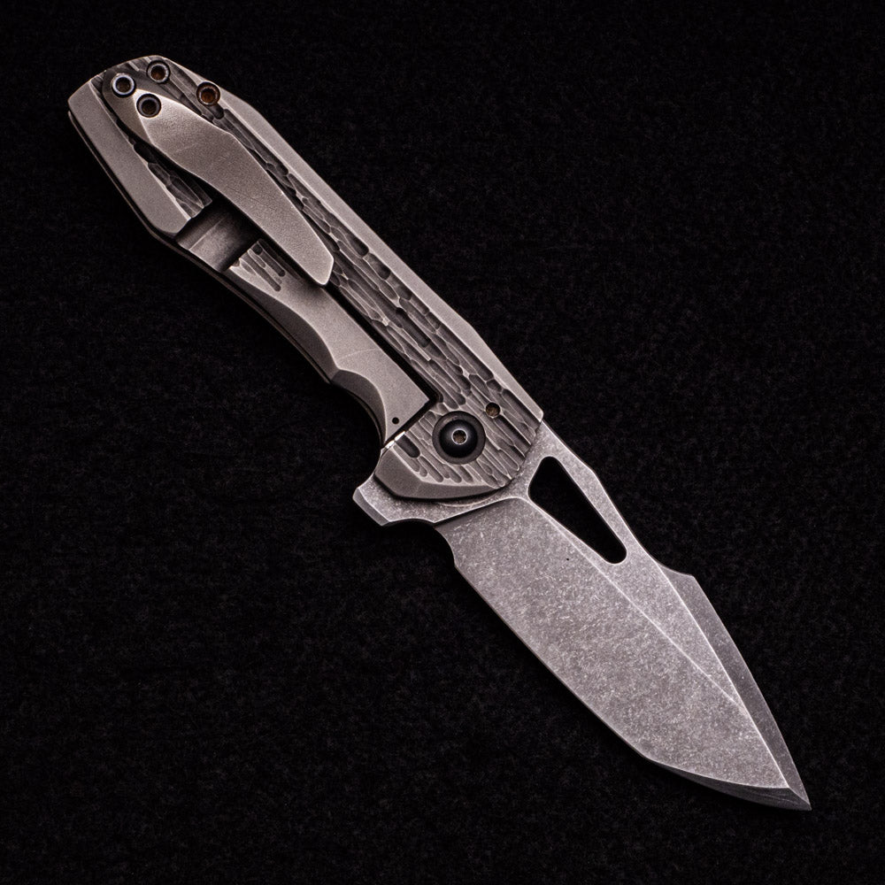 Geoff Blauvelt - Tuffknives Carved Bone Switch