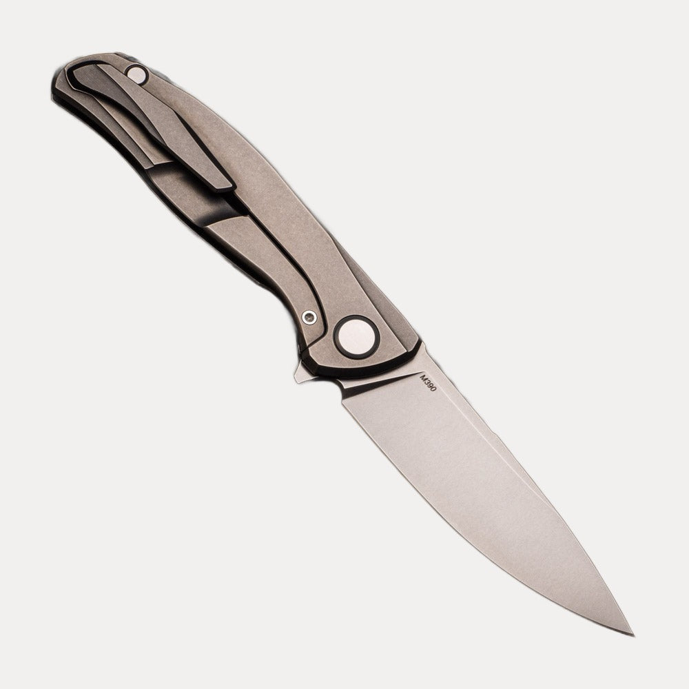 SHIROGOROV F95 ZERO - M390 BLADE - TITANIUM HANDLE - MRBS