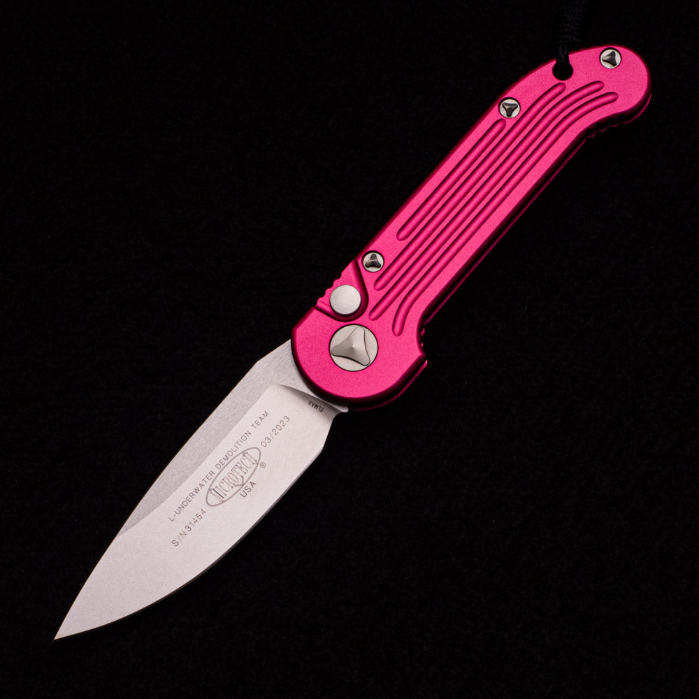 Microtech L.U.D.T. Pink Stonewash Standard 135-10 PK