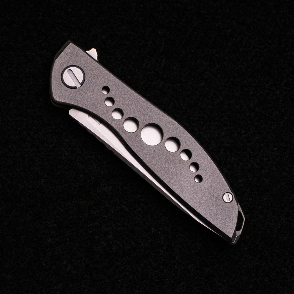 SHIROGOROV KNIVES - WR BLADEWORKS “HYDRONIAN” NEON – M390 BLADE – TITANIUM HANDLE – MRBS