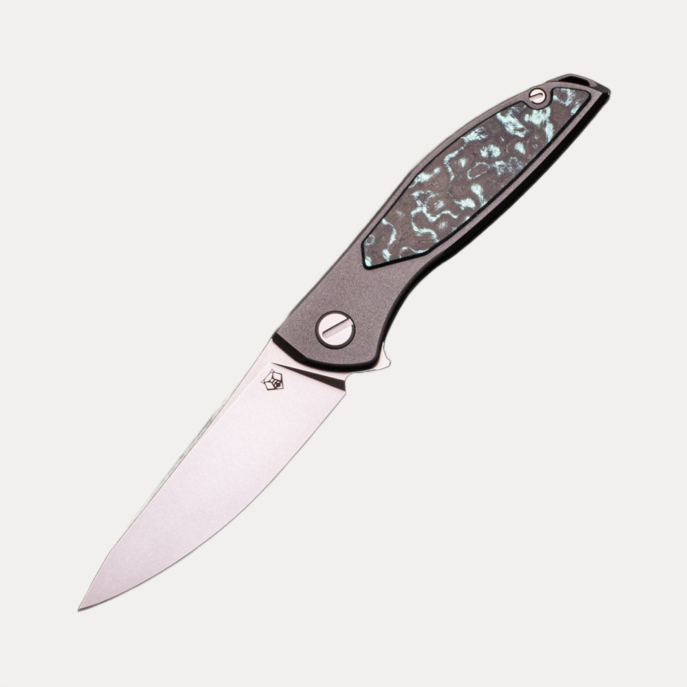 SHIROGOROV KNIVES - WR BLADEWORKS “HYDRONIAN” NEON – M390 BLADE – TITANIUM HANDLE – MRBS