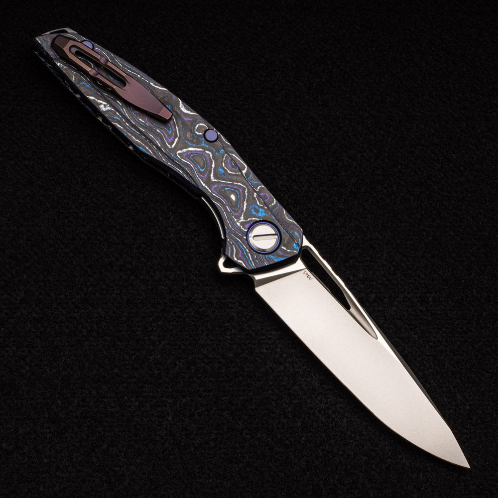 Shirogorov Custom Division 111 Deep Space - CarboTi Handle - S110V Blade - RBS