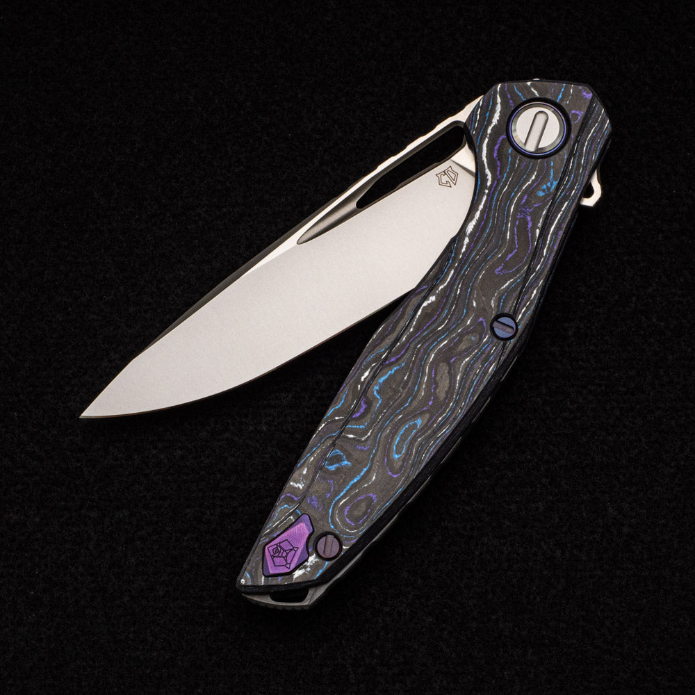 Shirogorov Custom Division 111 Deep Space - CarboTi Handle - S110V Blade - RBS