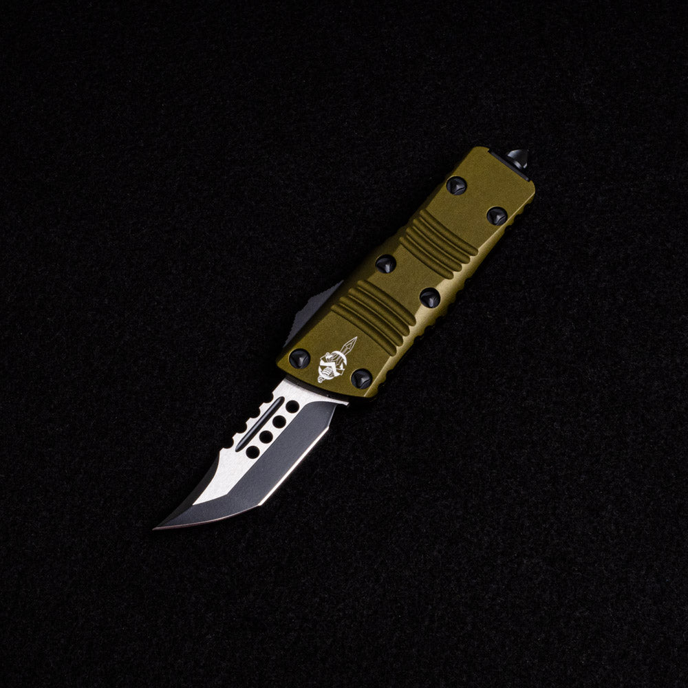 MICROTECH TROODON MINI HELLHOUND SIGNATURE SERIES OD GREEN STANDARD 819-1 ODS