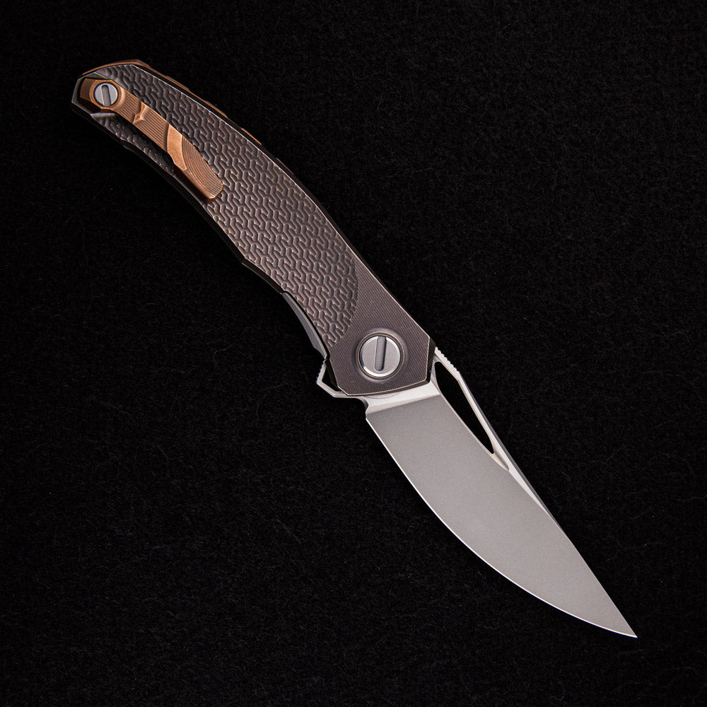 Shirogorov Mini Quantum SR – Titanium Handle – RPC – M398 Blade – SRRBS