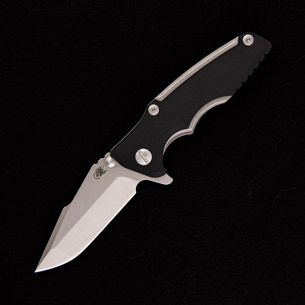 Hinderer Knives Eklipse 3.0″ – Harpoon Spanto CPM 20CV – Tri-Way – Stonewash – Black G10