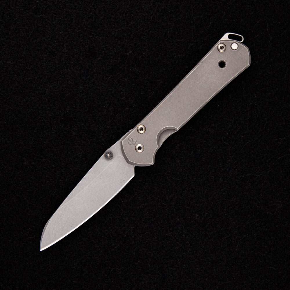 CHRIS REEVE SMALL SEBENZA 21 – MODIFIED BY THIRD PARTY – SINGLE THUMB LUG – INSINGO CPM S35VN BLADE – EXTRA SCALES