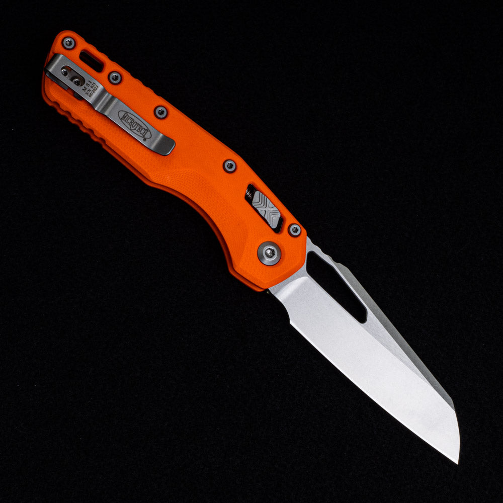 Microtech MSI S-E G-10 Orange Stonewash Standard 210-10 GTOR