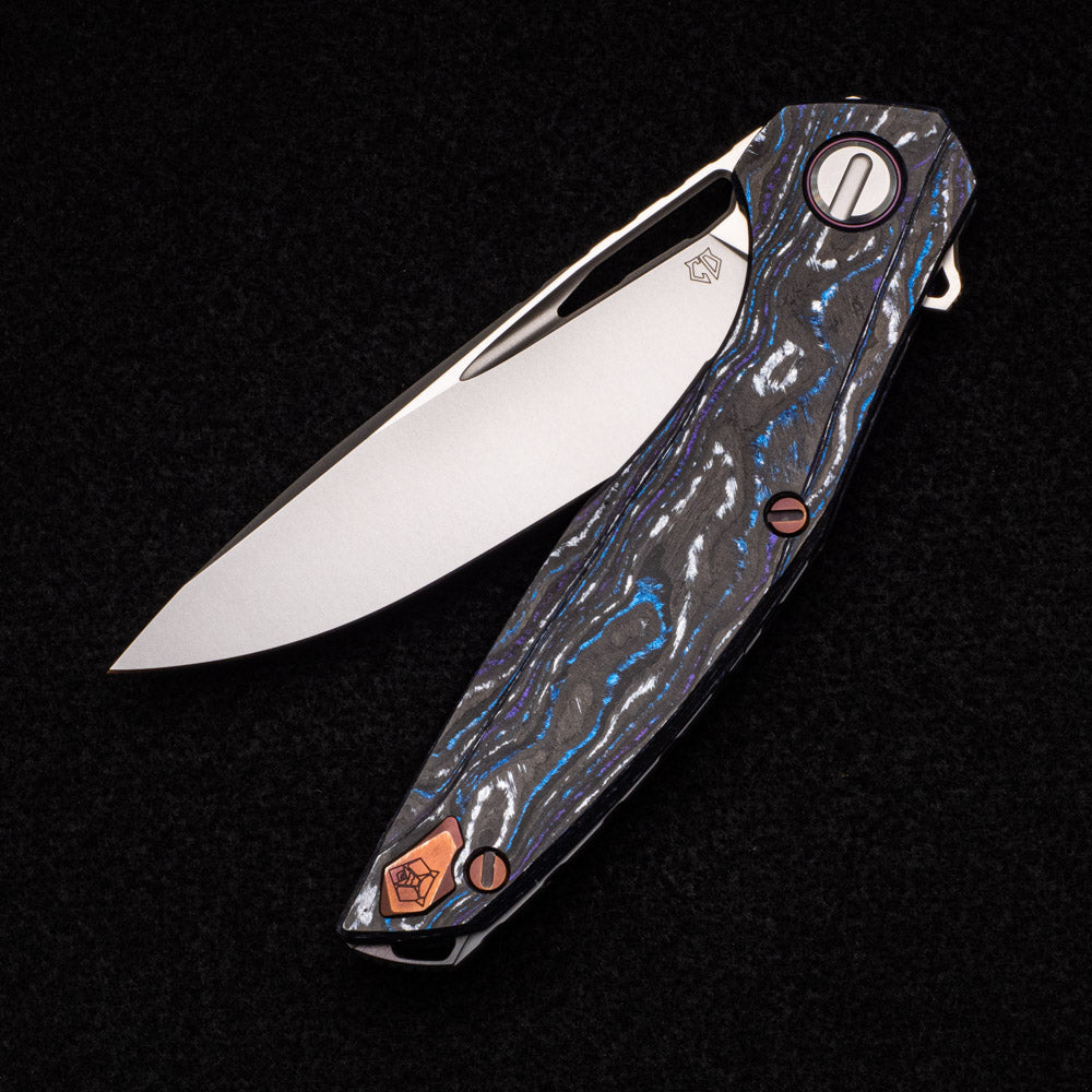 Shirogorov Custom Division 111 Deep Space - CarboTi Handle - S110V Blade - RBS