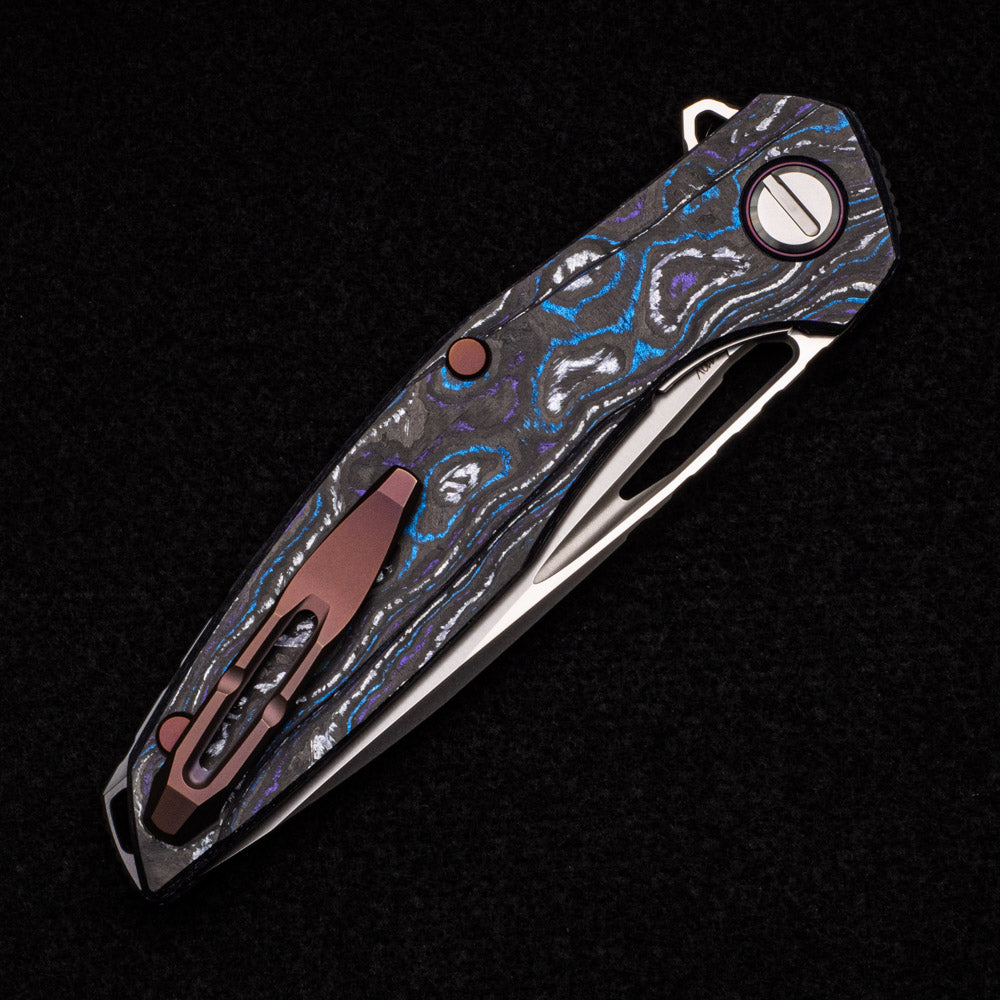 Shirogorov Custom Division 111 Deep Space - CarboTi Handle - S110V Blade - RBS