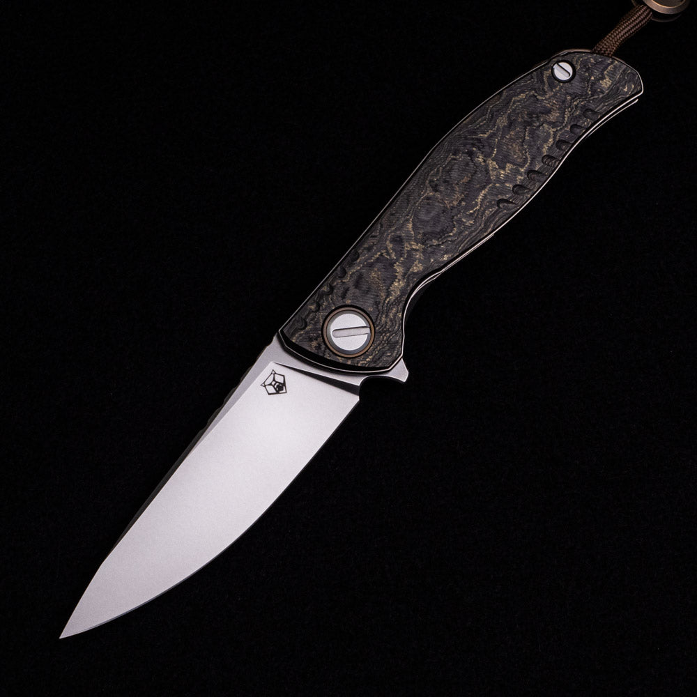 SHIROGOROV F3 TERRUS – SPECIAL EDITION – “RARE EARTH” TECHNOCARBO HANDLE – S90V BLADE – MRBS