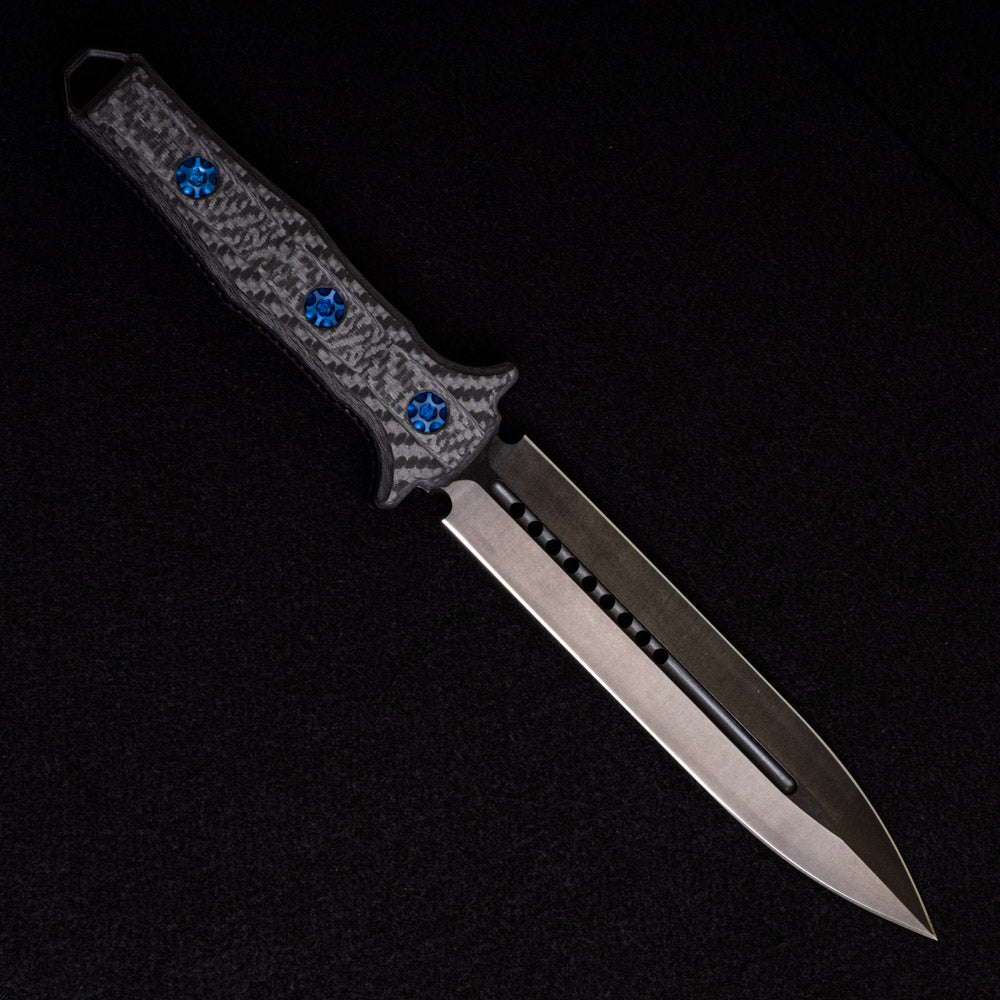 Heretic Nephilim – Carbon Fiber Handle – DLC Elmax Blade S-N 00989