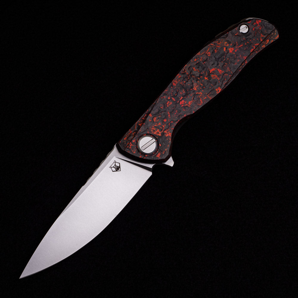 SHIROGOROV HATI GEN 3 – M390 BLADE – RED TECHNOCARBO – MRBS