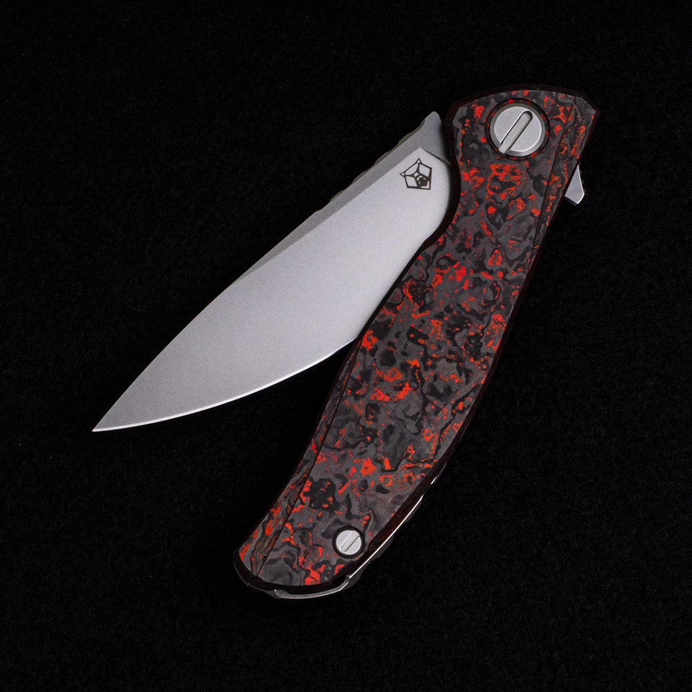 SHIROGOROV HATI GEN 3 – M390 BLADE – RED TECHNOCARBO – MRBS