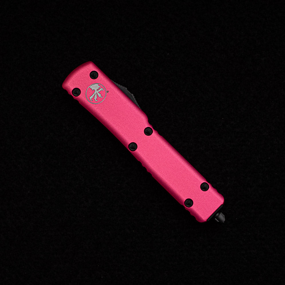 MICROTECH UTX-70 D-E PINK STANDARD M390 BLADE 147-1 PK